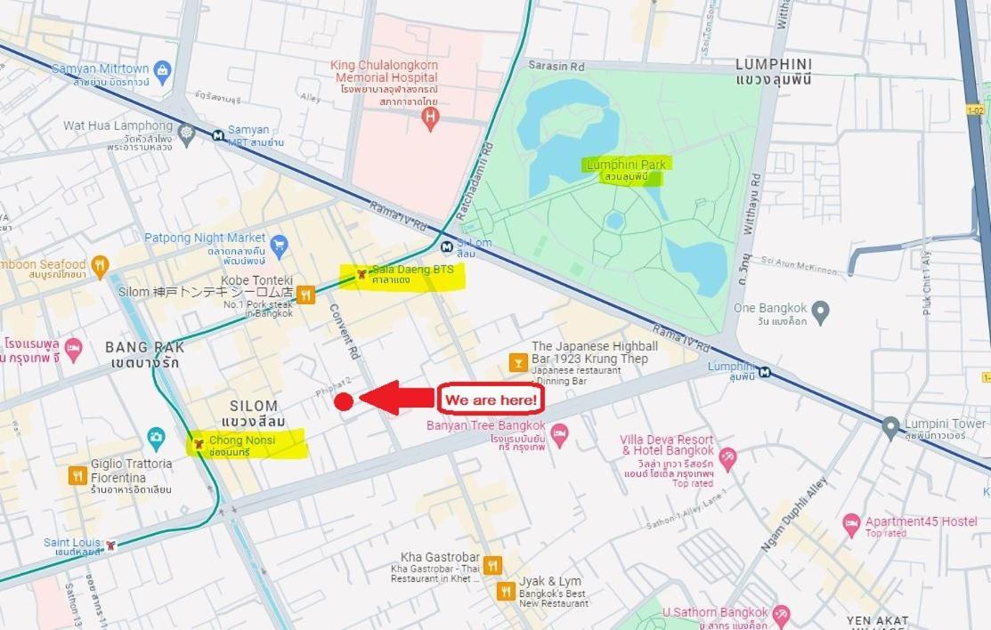 Silom Guesthouse Bangkok Eksteriør bilde